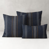 Elaine Smith Journey Indigo Deep Blue 20"x20" Decorative Pillow