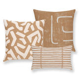 Elaine Smith Instinct Caramel Brown Pillow