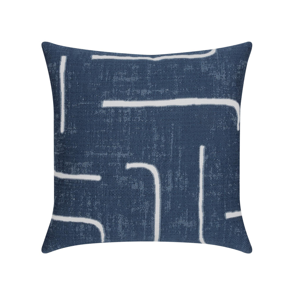 Elaine Smith Instinct Denim Blue Pillow