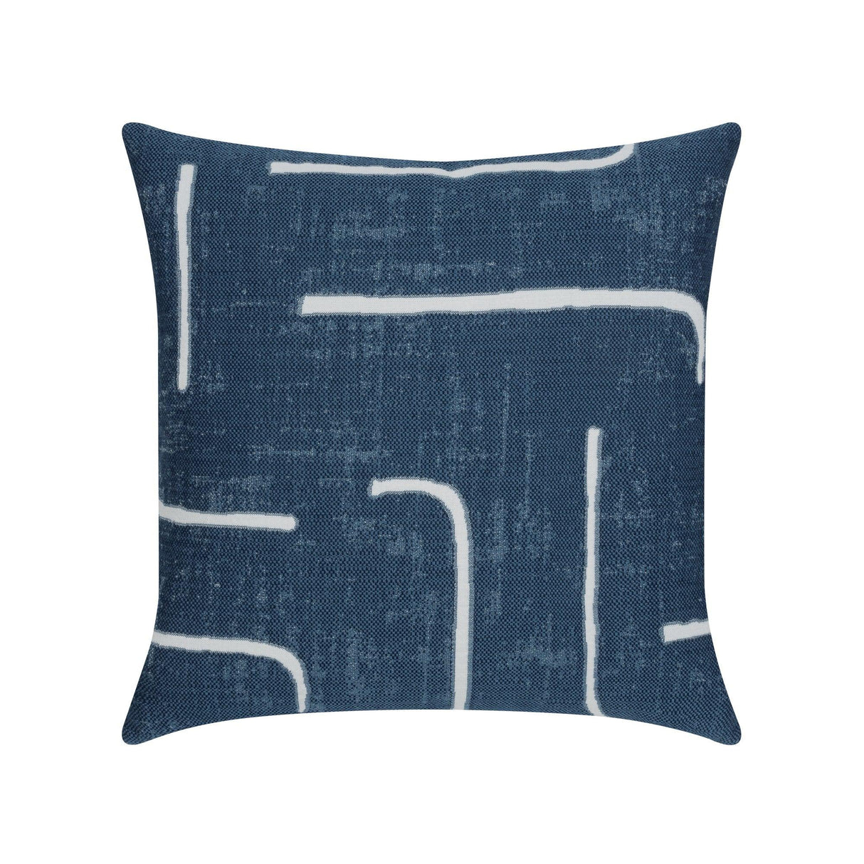 Elaine Smith Instinct Denim Blue 20"x20" Decorative Pillow