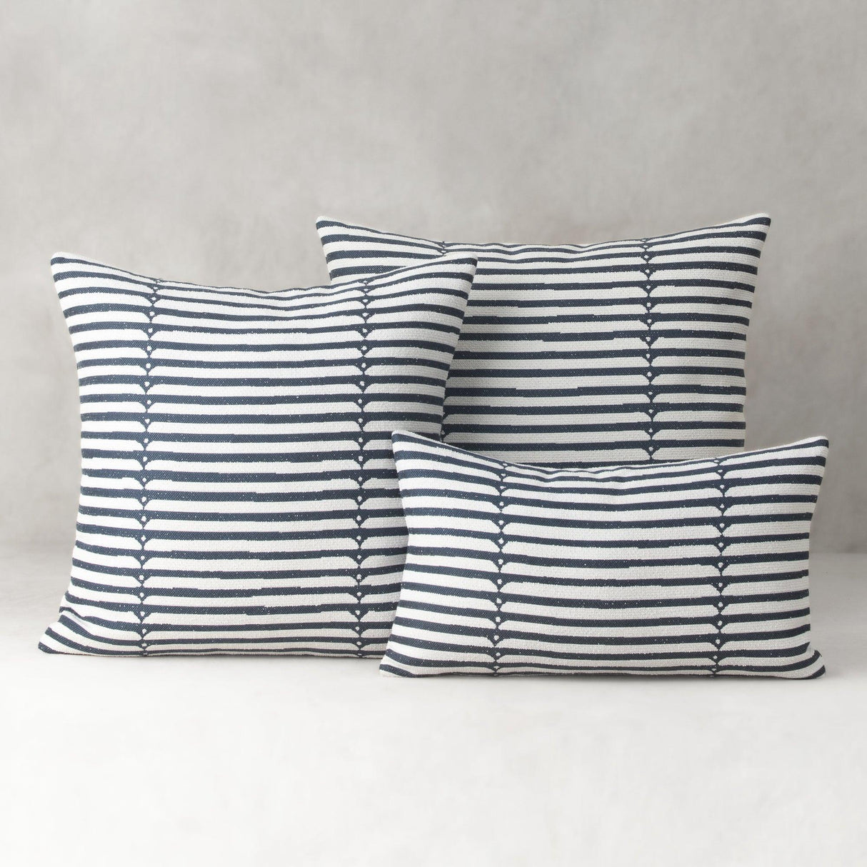 Elaine Smith Sincerity Denim Blue 20"x20" Decorative Pillow
