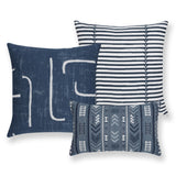 Elaine Smith Sincerity Denim Blue Pillow