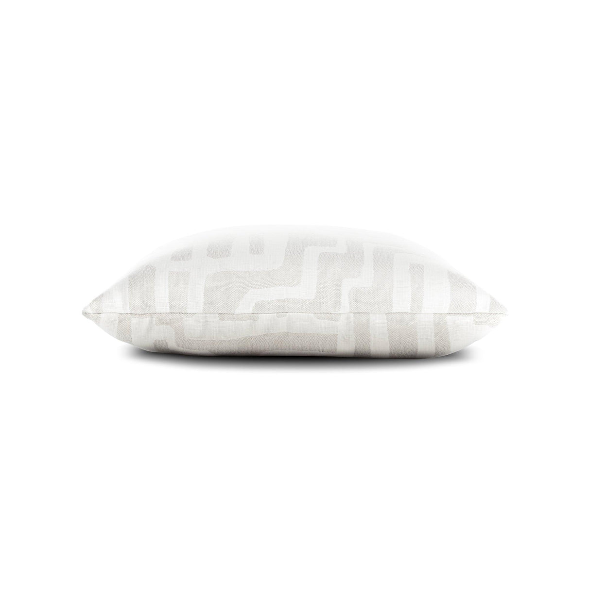 Elaine Smith Noble Alabaster White 20"x20" Decorative Pillow