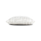 Elaine Smith Noble Alabaster White 20"x20" Decorative Pillow