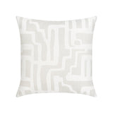 Elaine Smith Noble Alabaster White 20"x20" Decorative Pillow