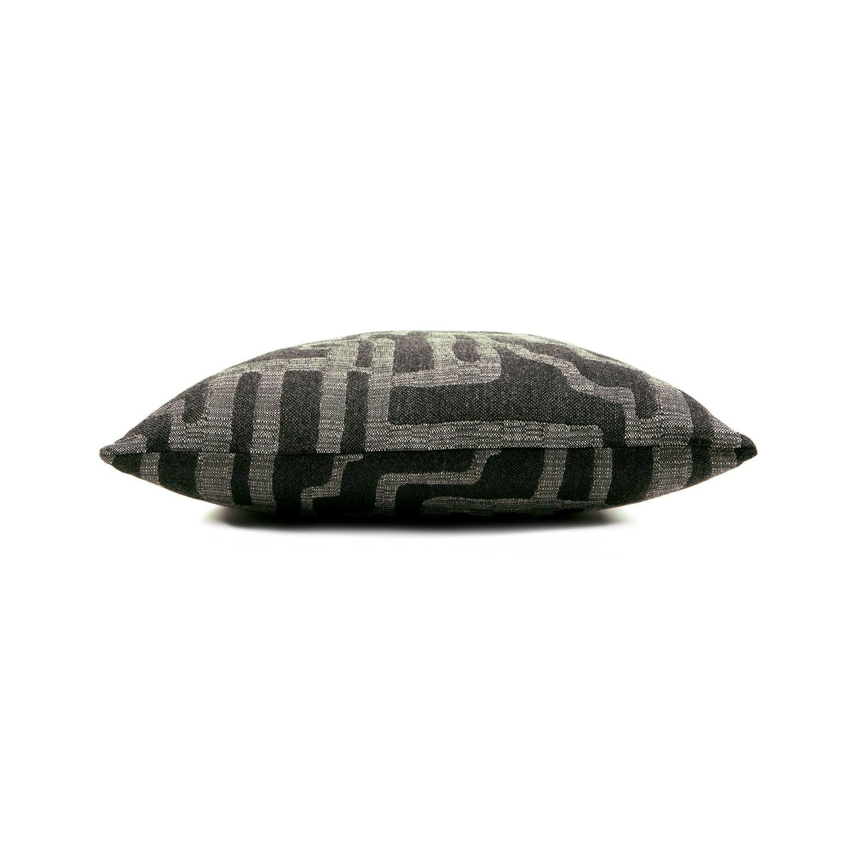 Elaine Smith Noble Charcoal Black 20"x20" Decorative Pillow
