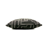 Elaine Smith Noble Charcoal Black 20"x20" Decorative Pillow