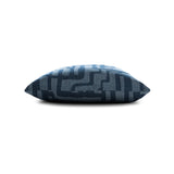 Elaine Smith Noble Indigo Deep Blue 20"x20" Decorative Pillow