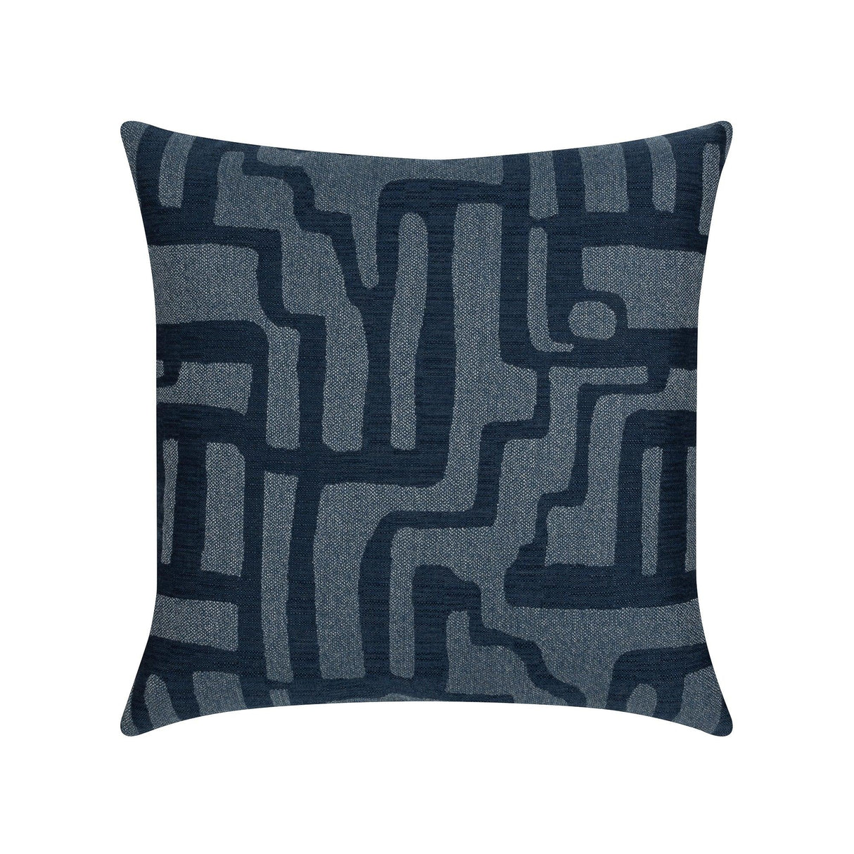 Elaine Smith Noble Indigo Deep Blue 20"x20" Decorative Pillow