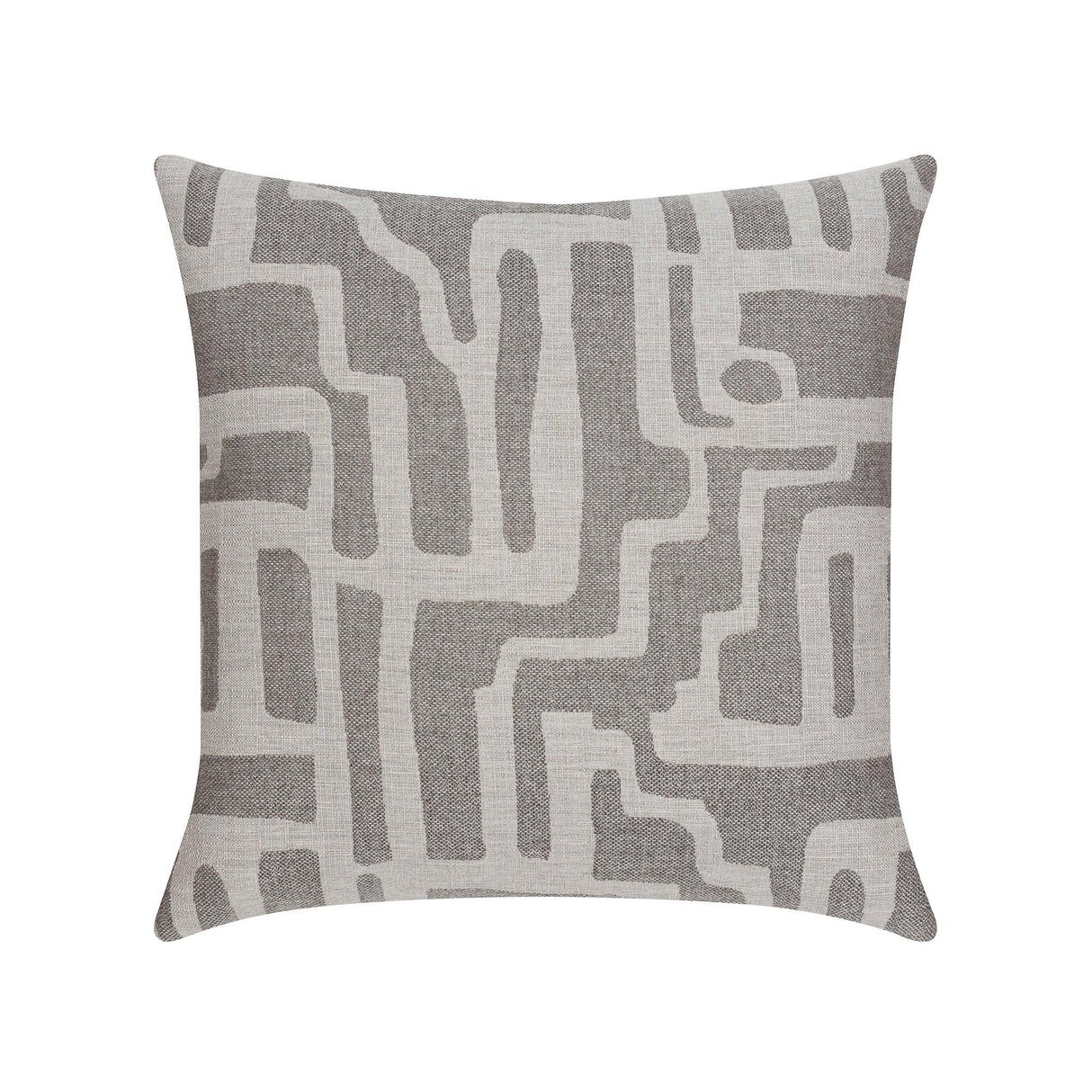 Elaine Smith Noble Pewter Gray 20"x20" Decorative Pillow