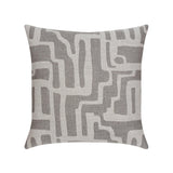 Elaine Smith Noble Pewter Gray 20"x20" Decorative Pillow