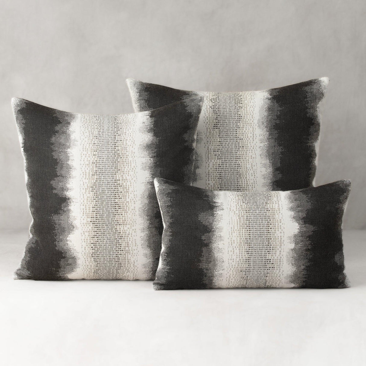 Elaine Smith Resilience Charcoal Black 20"x20" Decorative Pillow