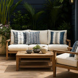 Elaine Smith Resilience Indigo Blue 20"x20" Decorative Pillow