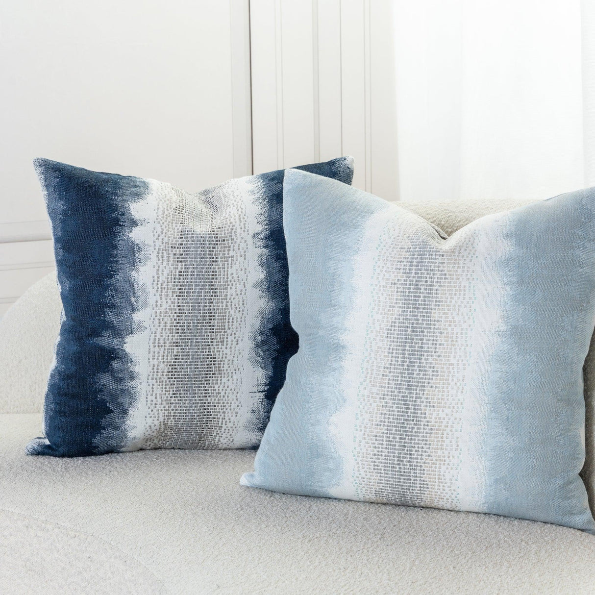 Elaine Smith Resilience Sky Light Blue 20"x20" Decorative Pillow