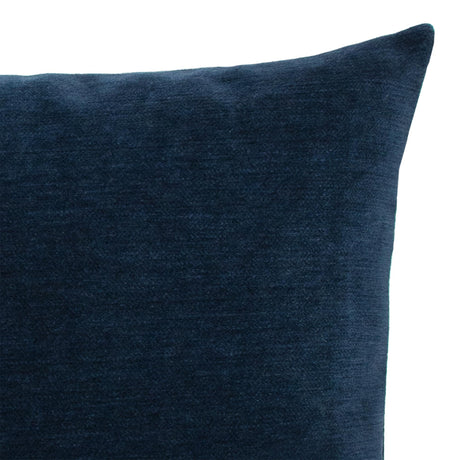 Elaine Smith Luxe Velour Indigo Blue Pillow
