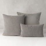 Elaine Smith Luxe Velour Pewter Gray 20"x20" Decorative Pillow