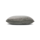 Elaine Smith Luxe Velour Pewter Gray 20"x20" Decorative Pillow