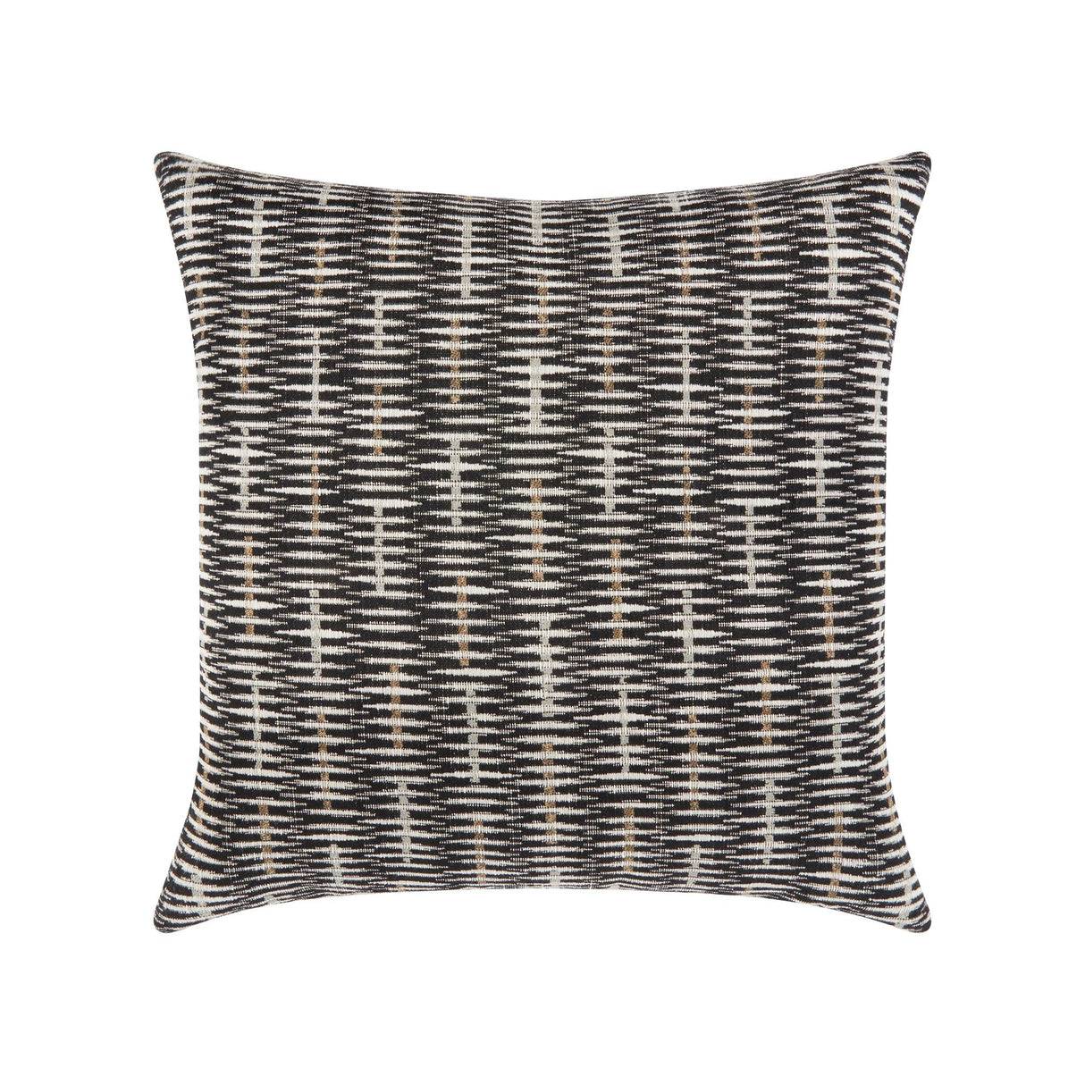 Elaine Smith Intertwine Ebony Ivory Pillow