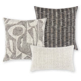 Elaine Smith Intertwine Ebony Ivory Pillow