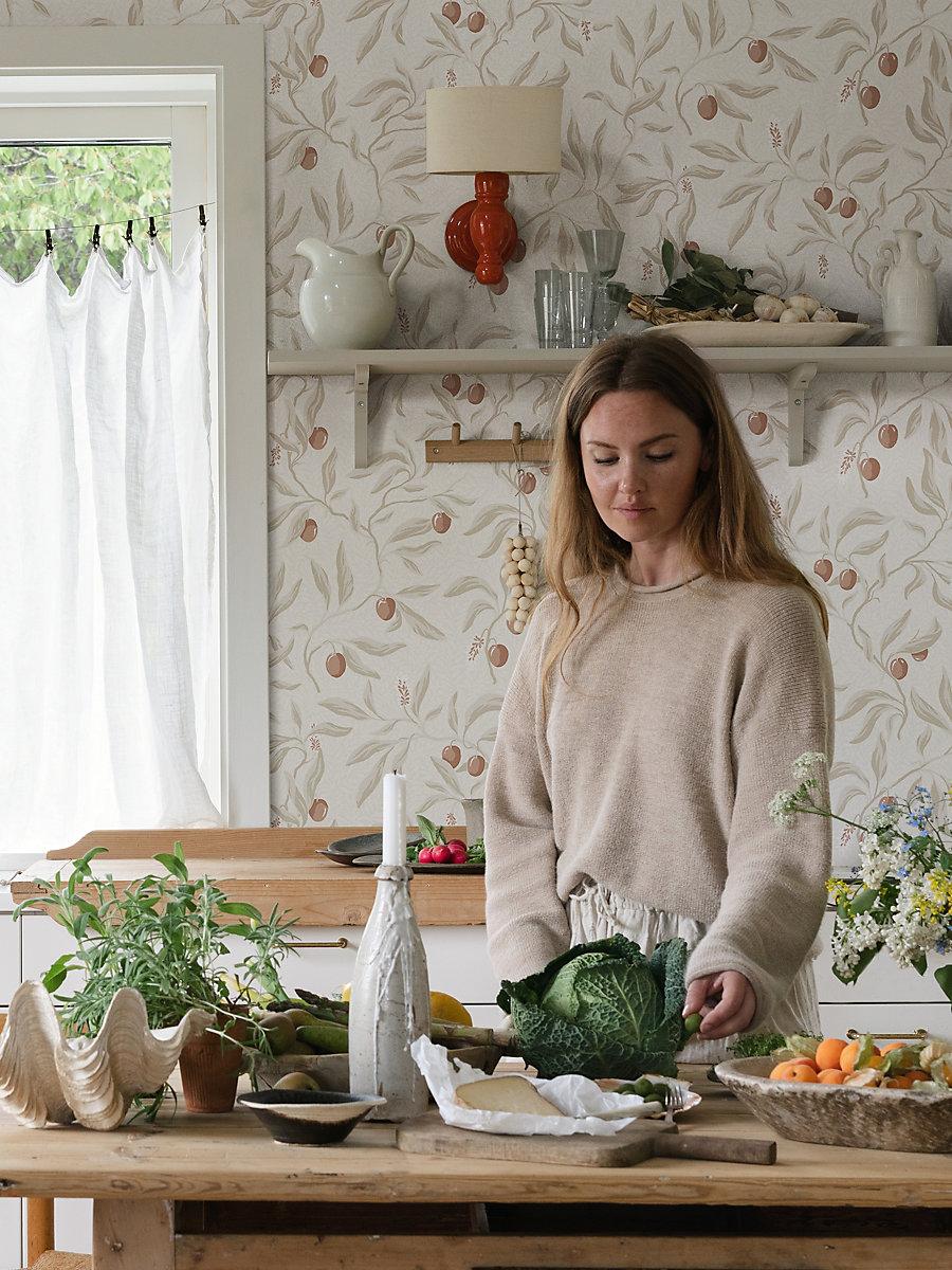 Scalamandre Vinnie Linen Wallpaper