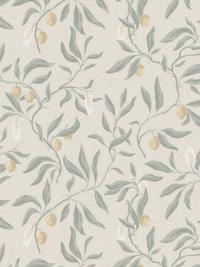 Scalamandre Vinnie Sage Green Wallpaper