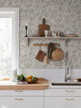 Scalamandre Vinnie Sage Green Wallpaper