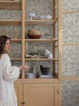 Scalamandre Vinnie Sage Green Wallpaper