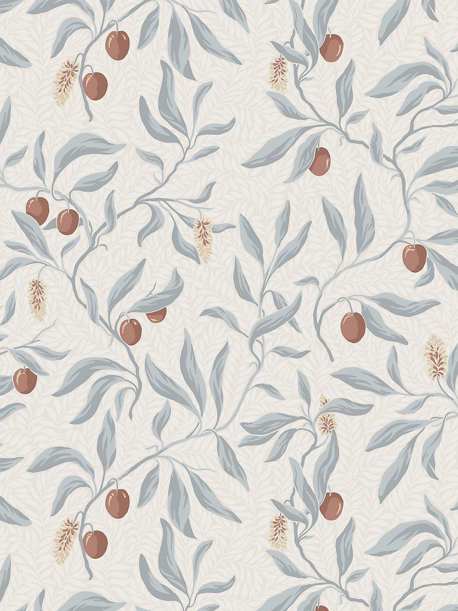 Scalamandre Vinnie Misty Blue Wallpaper