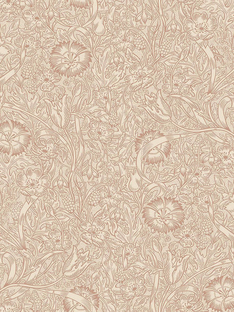 Scalamandre Caroline Terracotta Wallpaper
