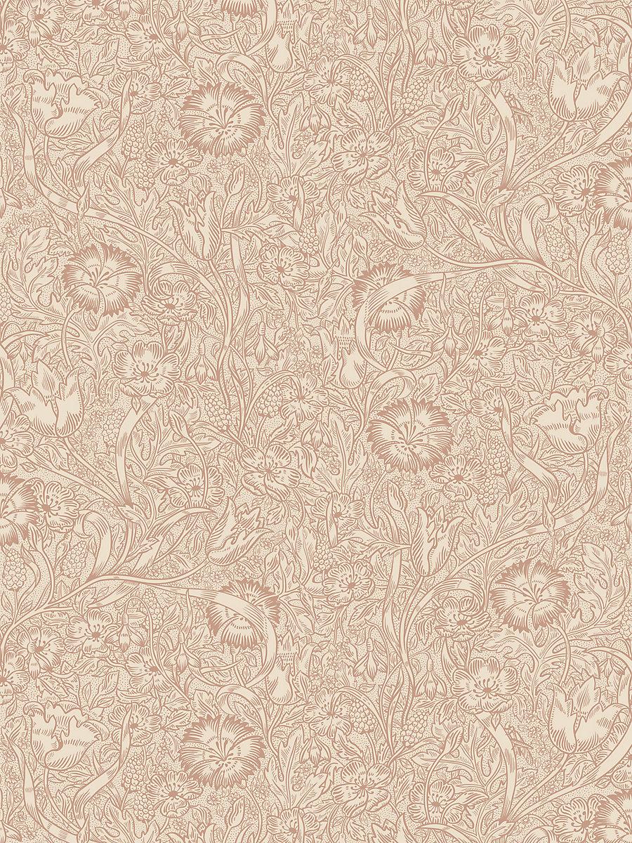 Scalamandre Caroline Terracotta Wallpaper