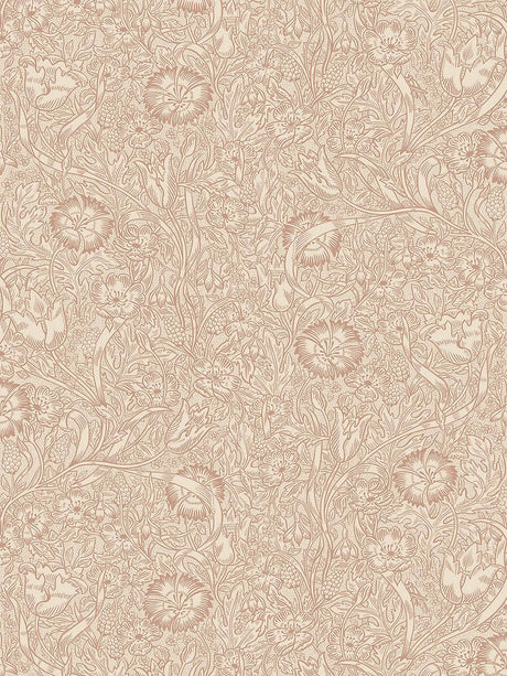 Scalamandre Caroline Terracotta Wallpaper