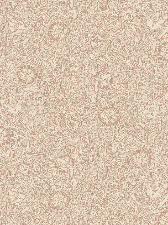 Scalamandre Caroline Terracotta Wallpaper
