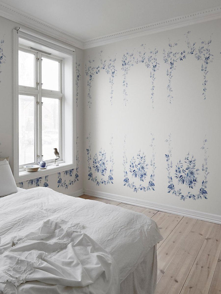 Sandberg MARIEBERG - MURAL BLUE Wallpaper