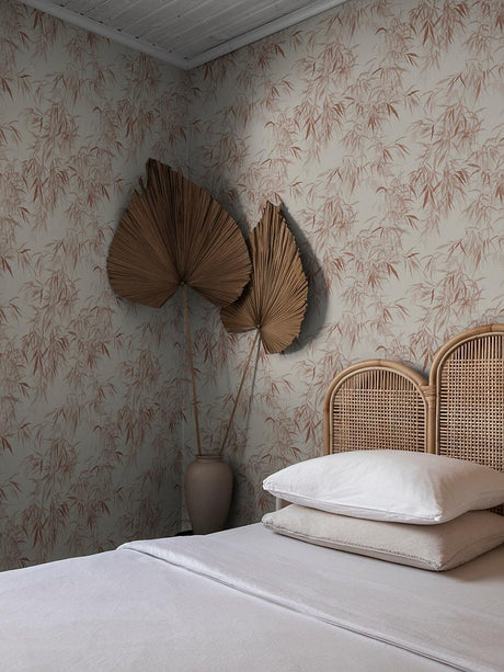 Scalamandre Jon Burgundy Wallpaper