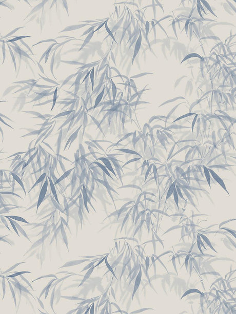 Scalamandre Jon Indigo Blue Wallpaper