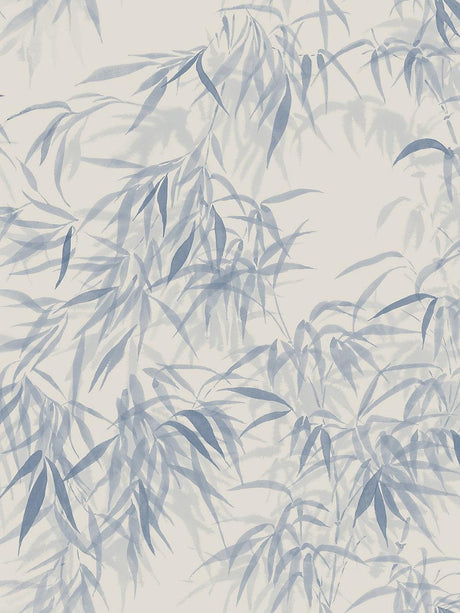 Scalamandre Jon Indigo Blue Wallpaper