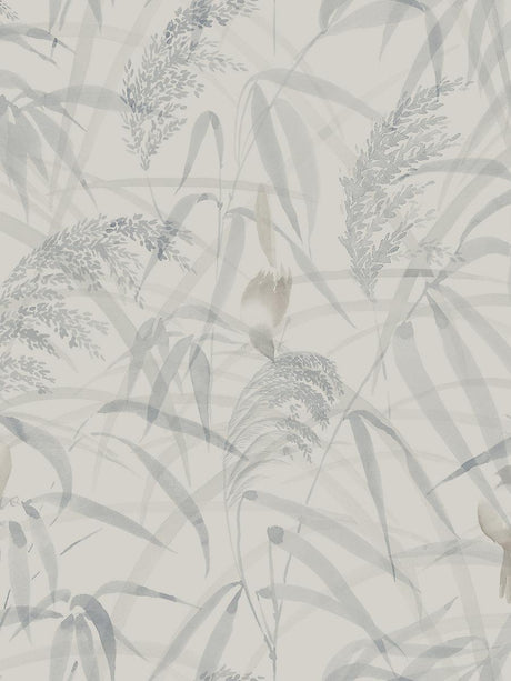 Scalamandre Anna Misty Blue Wallpaper