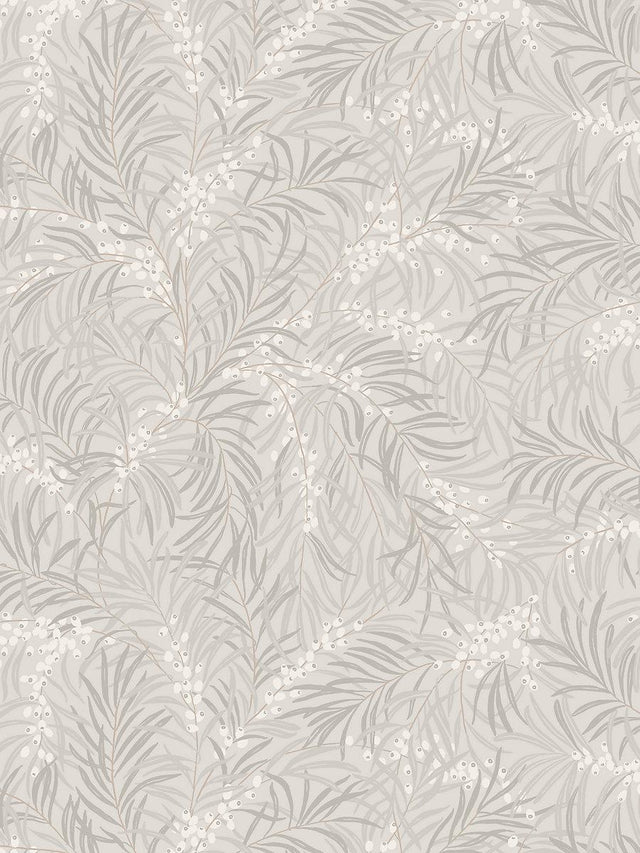 Scalamandre Idun Mineral Grey Wallpaper