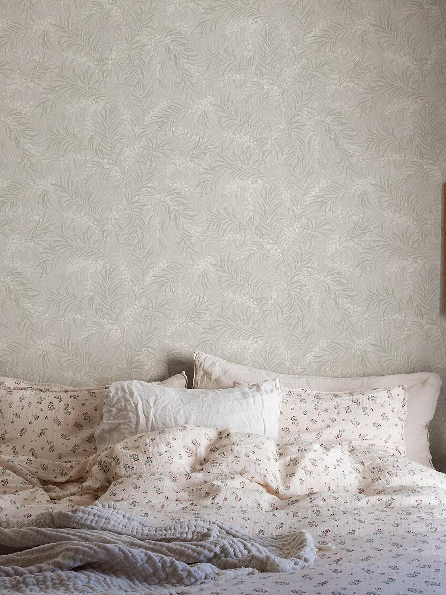 Scalamandre Idun Mineral Grey Wallpaper