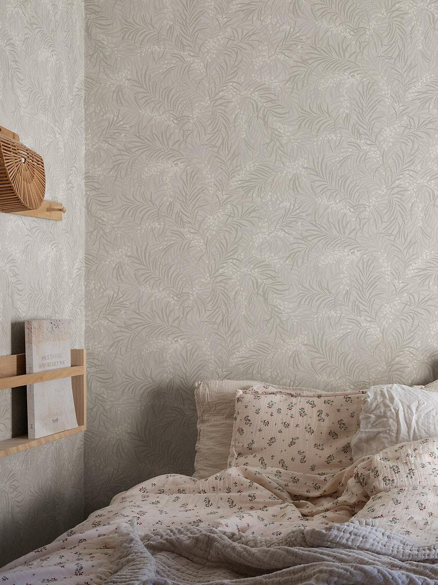 Scalamandre Idun Mineral Grey Wallpaper