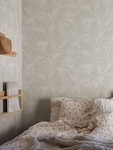 Scalamandre Idun Mineral Grey Wallpaper