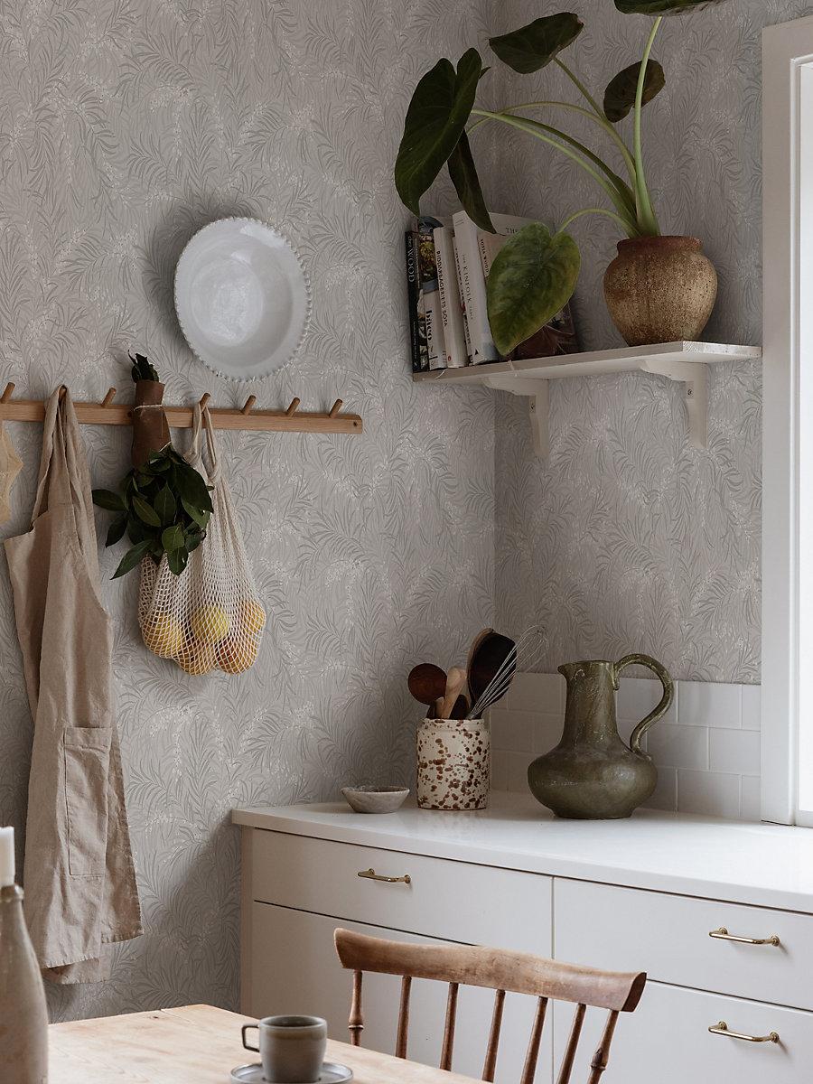 Scalamandre Idun Mineral Grey Wallpaper