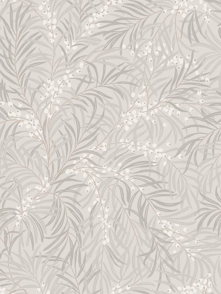 Scalamandre Idun Mineral Grey Wallpaper