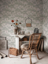 Scalamandre Kristoffer Spring Green Wallpaper