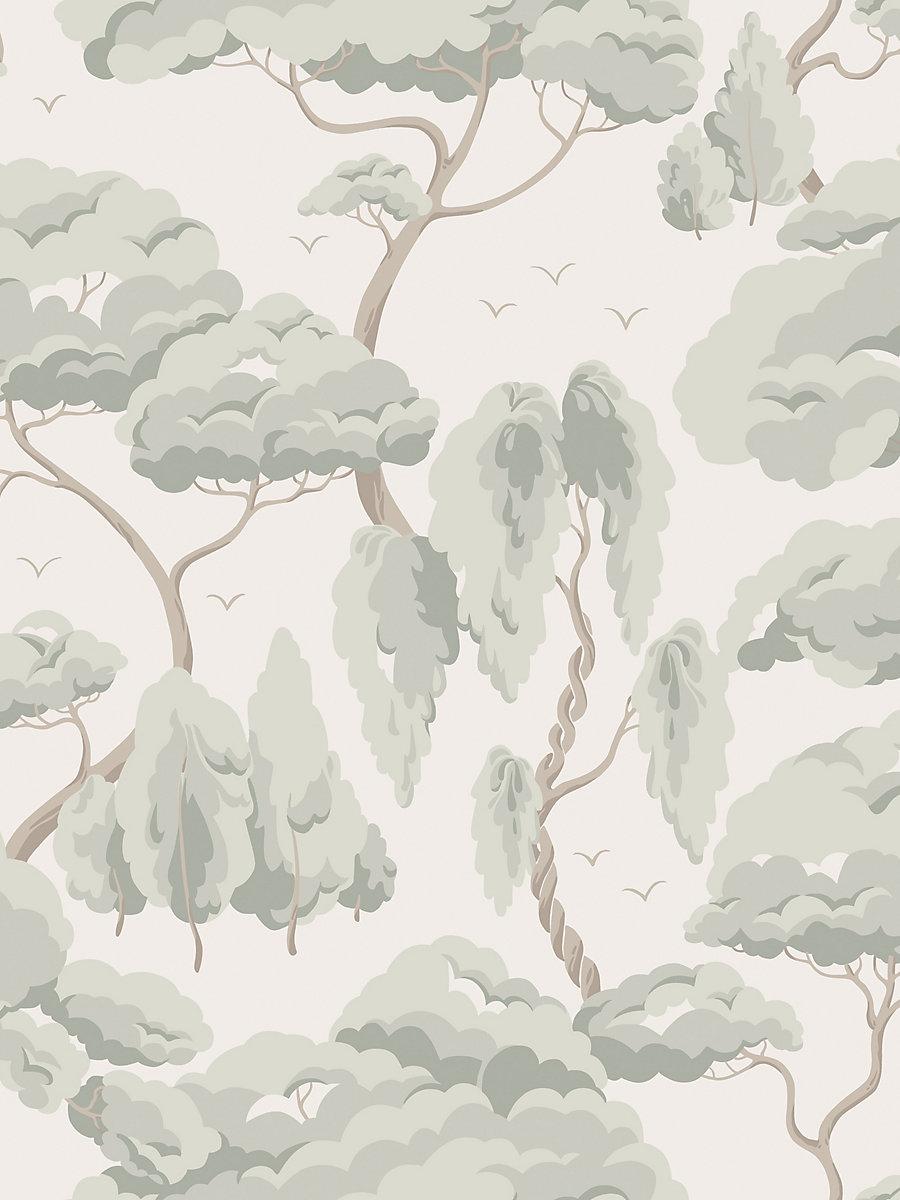 Scalamandre Kristoffer Spring Green Wallpaper