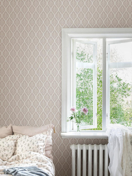 Scalamandre Lillie Blush Wallpaper