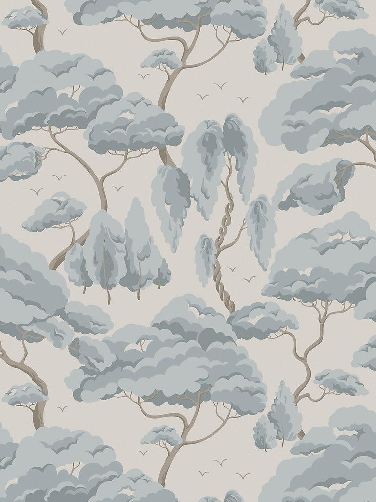 Sandberg Kristoffer Misty Blue Wallpaper