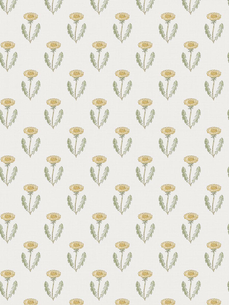 Scalamandre Maskrosen Spring Green Wallpaper