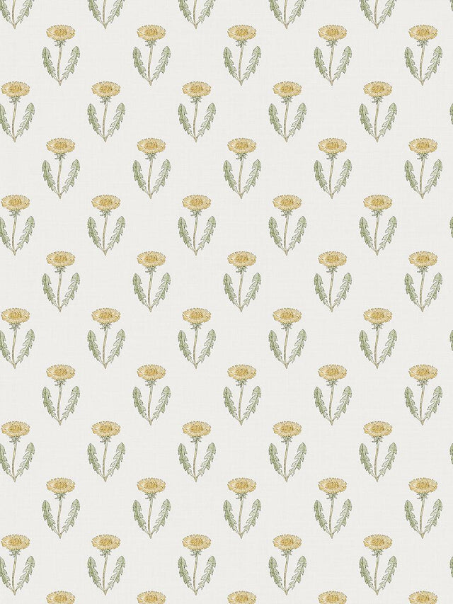 Scalamandre Maskrosen Spring Green Wallpaper