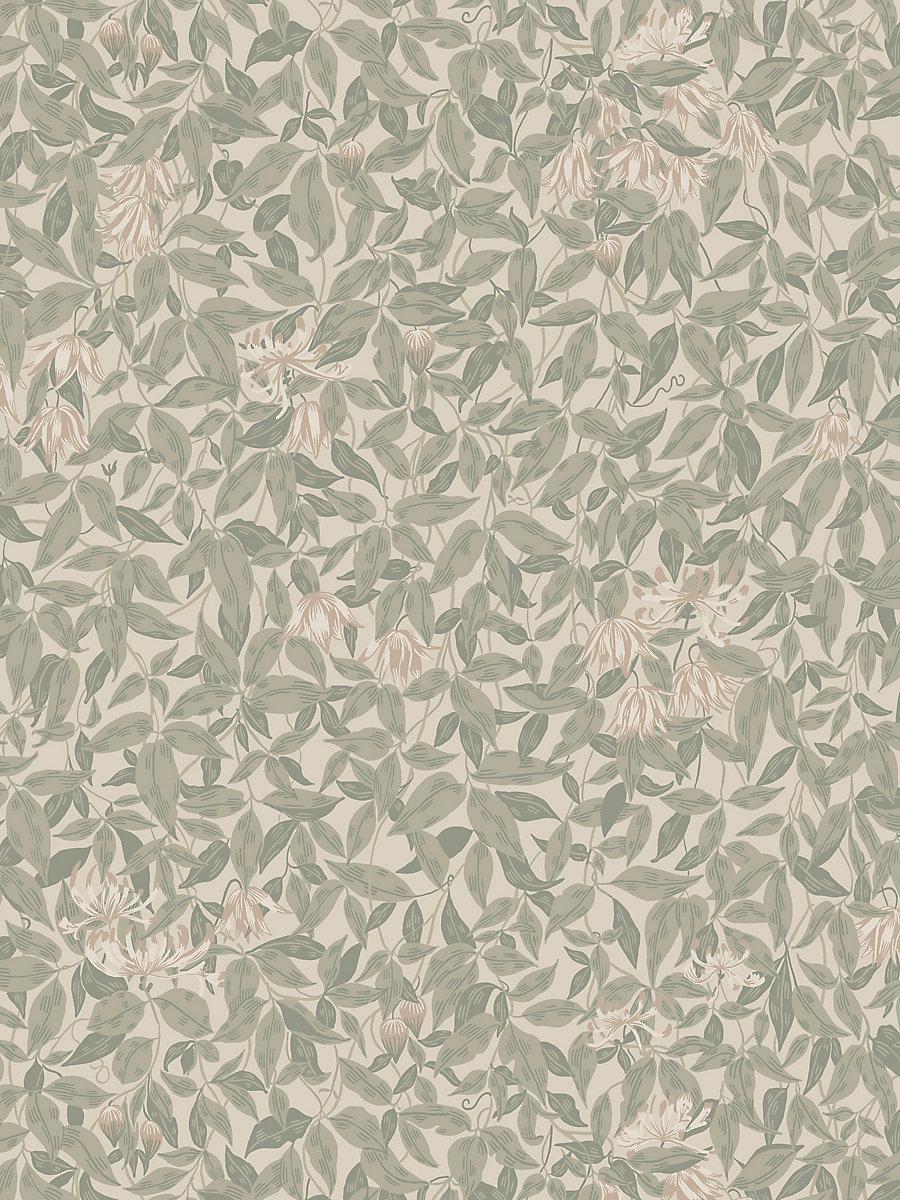 Scalamandre Linnea Garden Green Wallpaper
